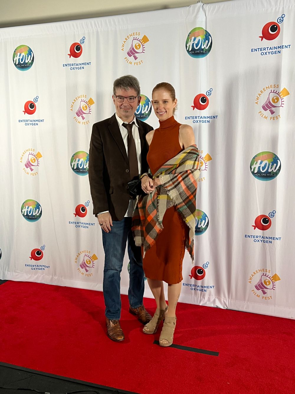 David Tarleton and Adria Dawn at the Awareness Film Festival