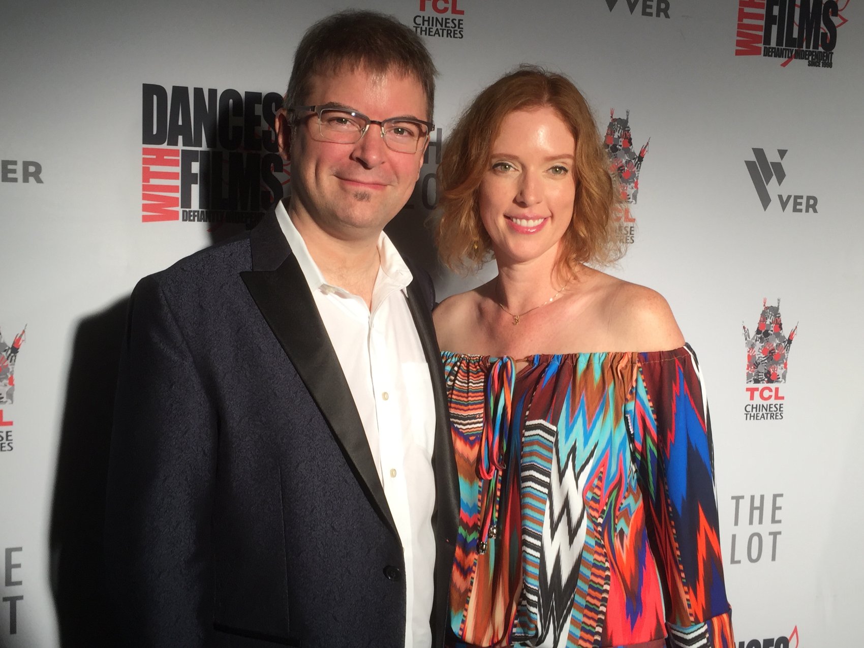 David Tarleton and Adria Dawn on the Dances With Films red carpet